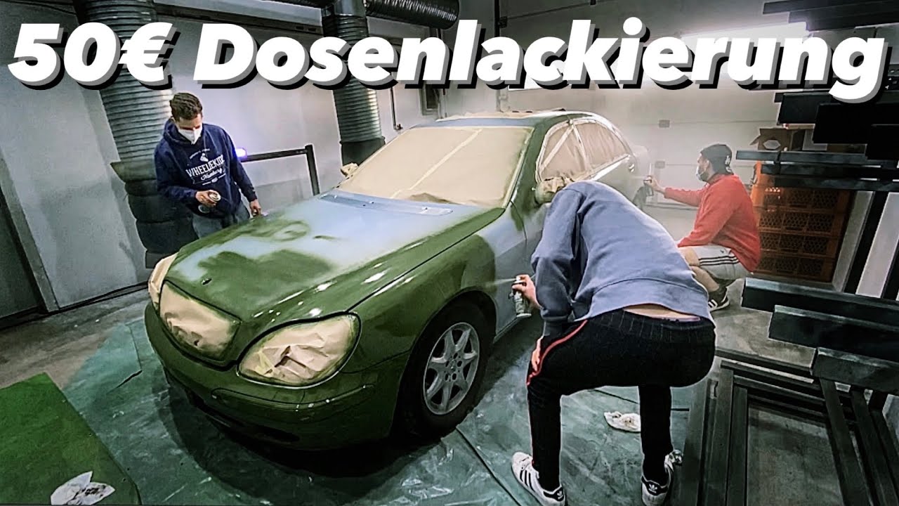 S500 in Budeswehr-Optik Lackieren | Unser Ergebnis nach 2 Stunden! @BobergDerEchte