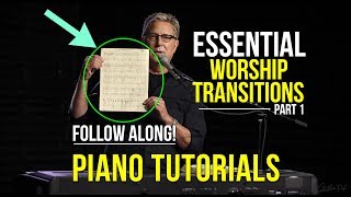 Video thumbnail of "[Piano Tutorial] Essential Worship Transitions (Pt. 1 of 2) | Worship Leading Workshop"
