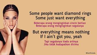 Alicia Keys - If I Ain’t Got You | Lirik Terjemahan