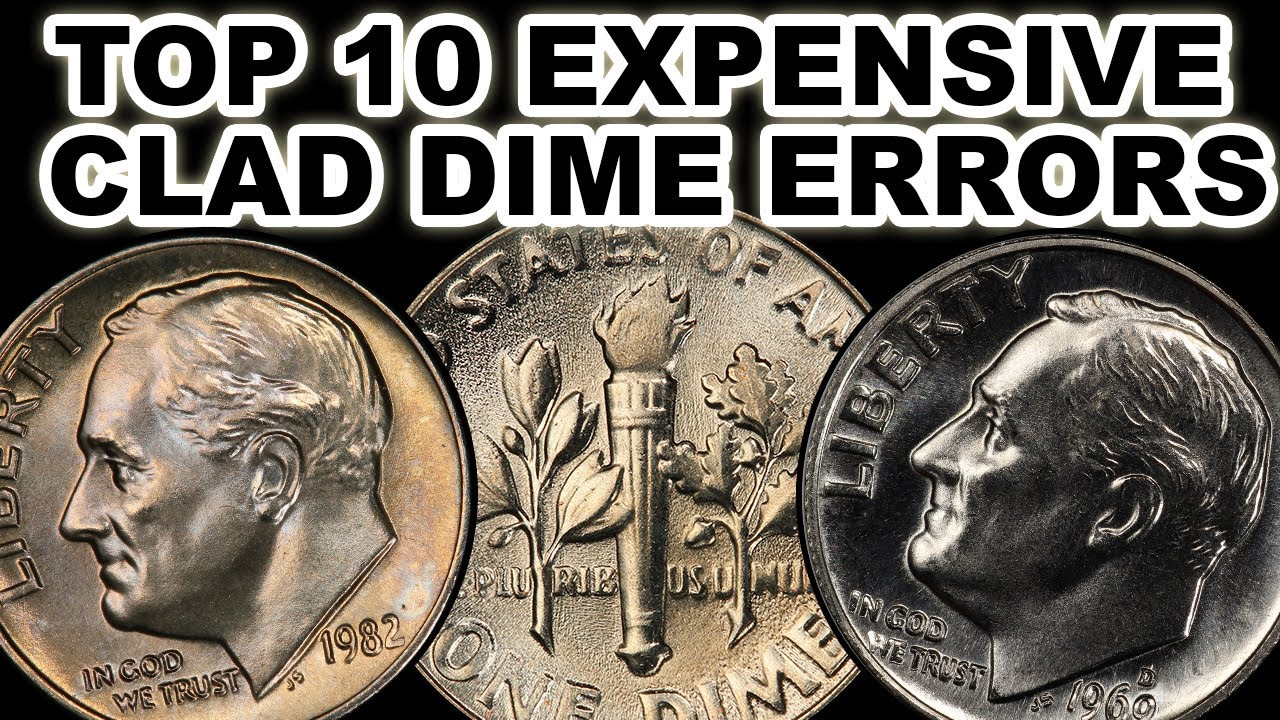 Top 10 Expensive Roosevelt Dime Errors YOU Should Look For In Pocket