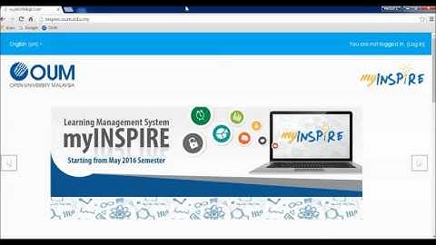Accessing via myInspire website