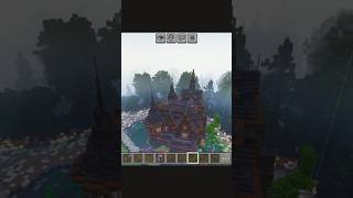 MCPE Dark HOUSE 🏠 building Cinematic timelapse #minecraft #minecraftbuilding #gaming #mcpe