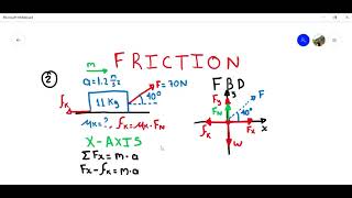 Dinamics - Friction - Problem 2