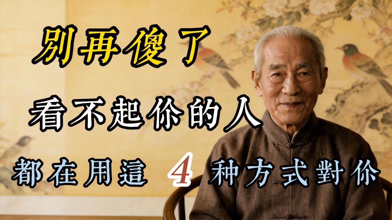 這4種行為一出現，就表示你在他眼裡一文不值，越早看懂這4種輕視你的方式，你越不容易被人踩