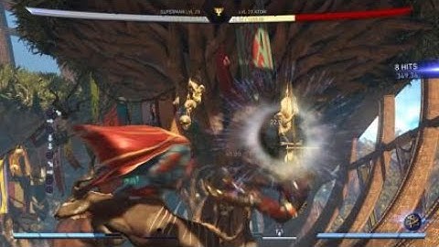 Injustice 2 Corner Superman Combo Practice