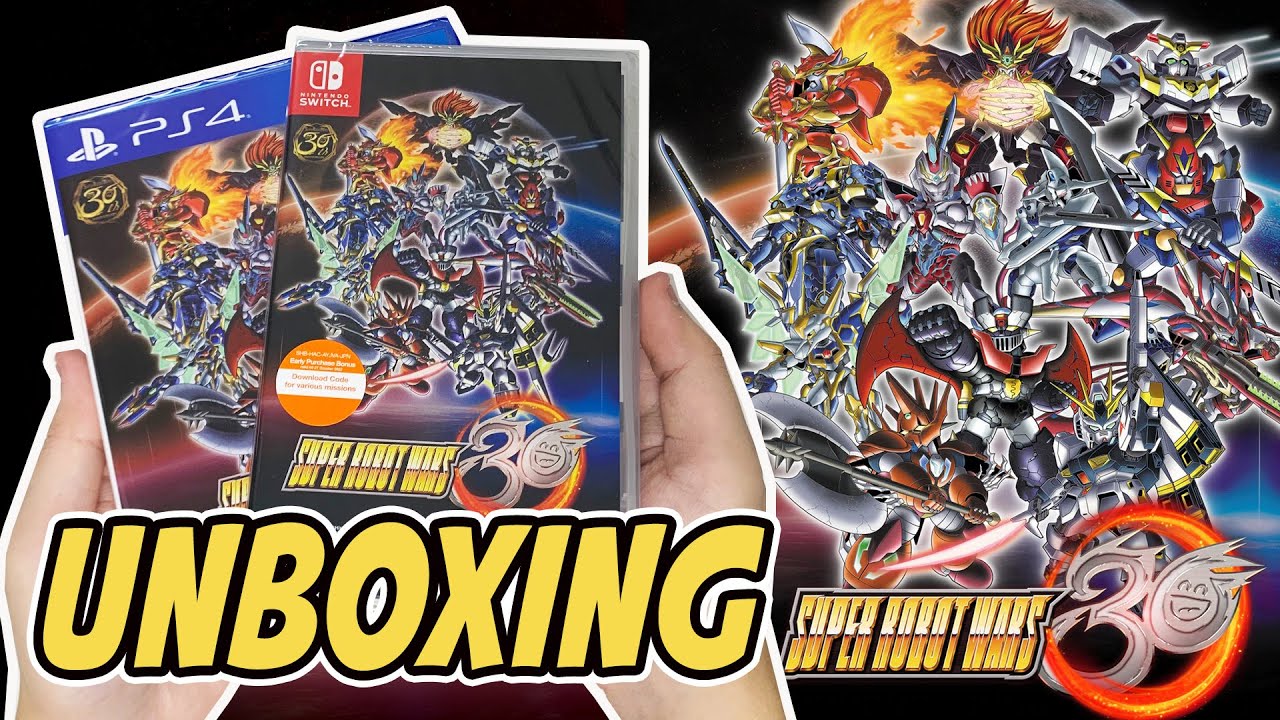 Super Robot Wars 30 (PS4/Switch) Unboxing - YouTube