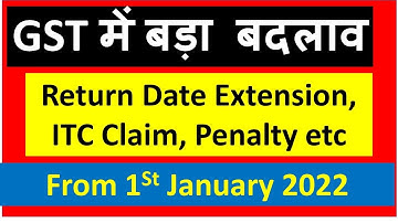 Breaking NewsI GST Date Extended & New Rule Noifiied for ITC Claim and Penalty  I CA Satbir Singh