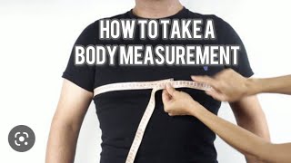 How To Take Body Measurement