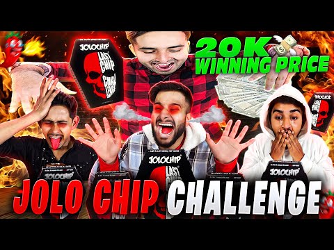 JOLO CHIP Challenge 😱🤯 World's Spiciest Chip 🥵 20000 Rupees Winning Amount 🤑 | #jolochip