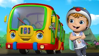 The Wheels On The Bus - Going To School | Rhymes & Baby Songs | Infobells