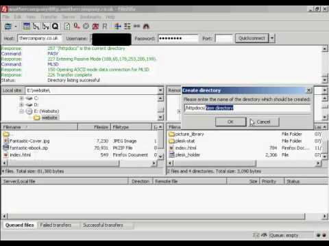 How to FTP Files