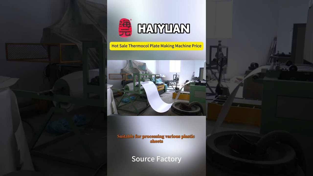 China Factory PS Foam Food Box Container Making Machine Disposable Dish Plate Absorbent Tray Machine