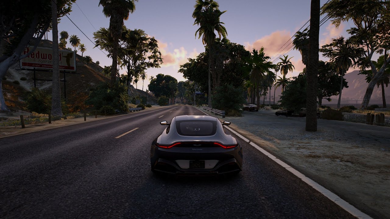 Sunset Drives Are the Best - GTA 5 Realistic Graphics - YouTube