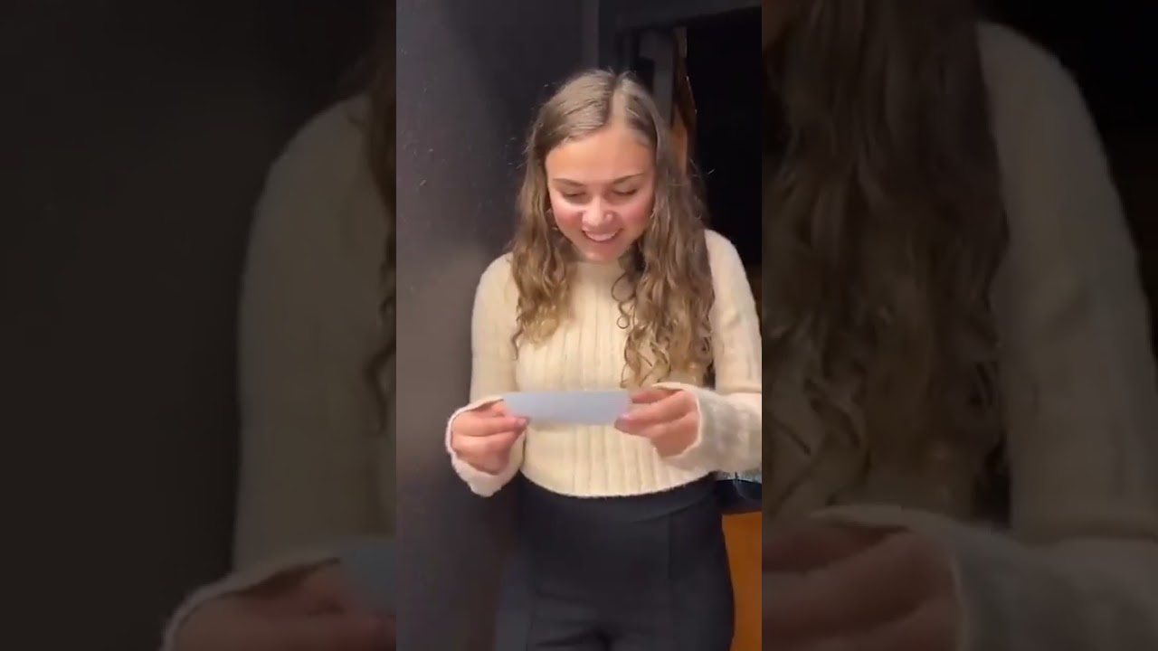 She Was Definitely Surprised