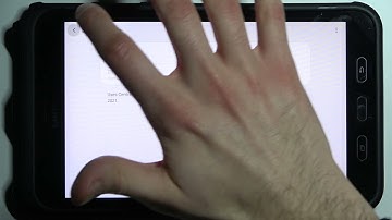 How to Change Date and Time on SAMSUNG Galaxy Tab Active2 - Date and Time Settings