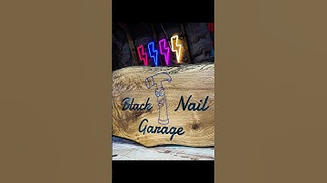 Custom cnc sign I made #woodworker #customsigns #woodworking #epoxy #resin #resinpour #resinart