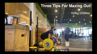 Three Tips For Maxing Out | Olympic Weightlifting screenshot 5