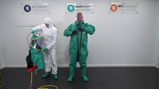 Chemical Protective Workwear - Simplair Air Fed Hood & One Piece Suit