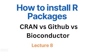 How to Install R Packages: CRAN vs Bioconductor vs GitHub|Beginner’s Guide to R Packages|