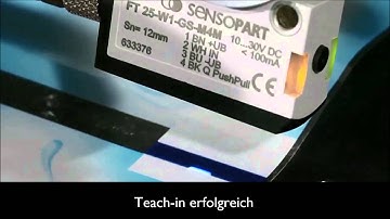 Kontrastsensor FT 25-W Standard Teach-in