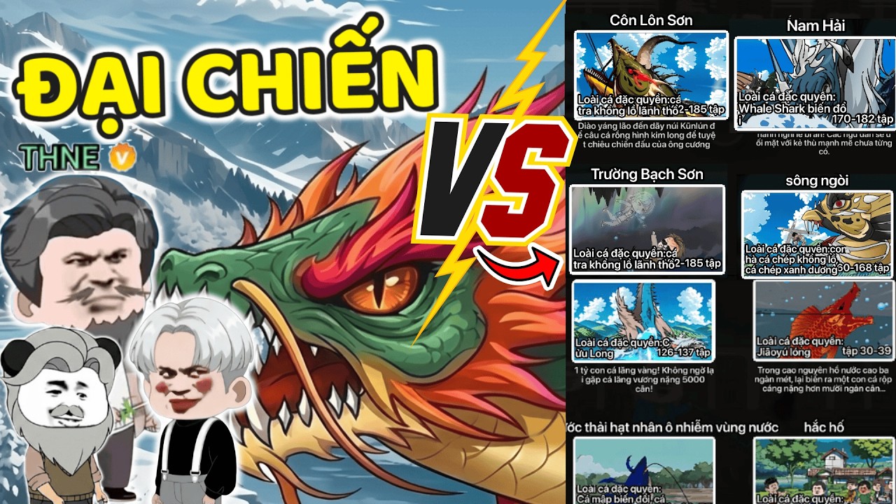 THNE PHÁT HIỆN ÔNG CƯƠNG GIANG LÃO KUN KUN ĐẠI CHIẾN VỚI NHIỄM DI NGƯ TRONG CÂU CÁ VẠN CÂN