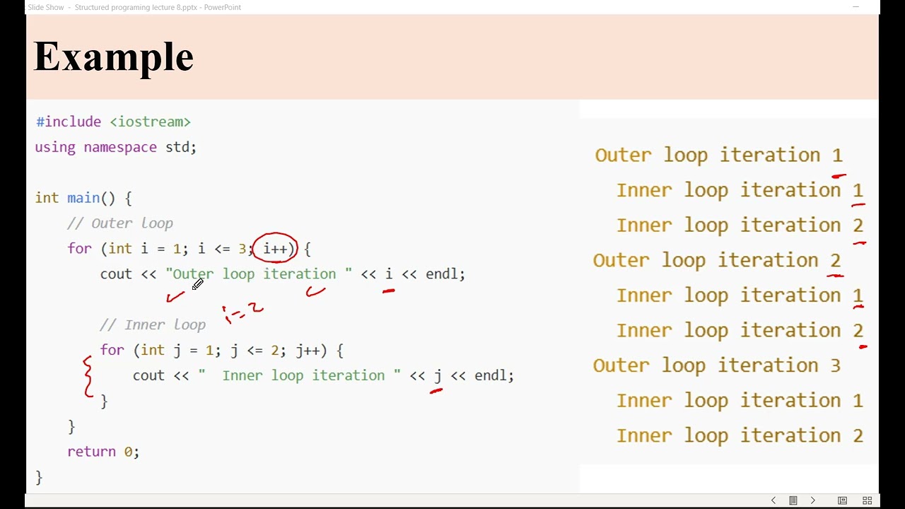 Lecture 8:  Nested Loops , Errors Types
