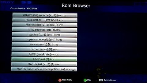 SNES Emulator on Xbox 360 Jtag