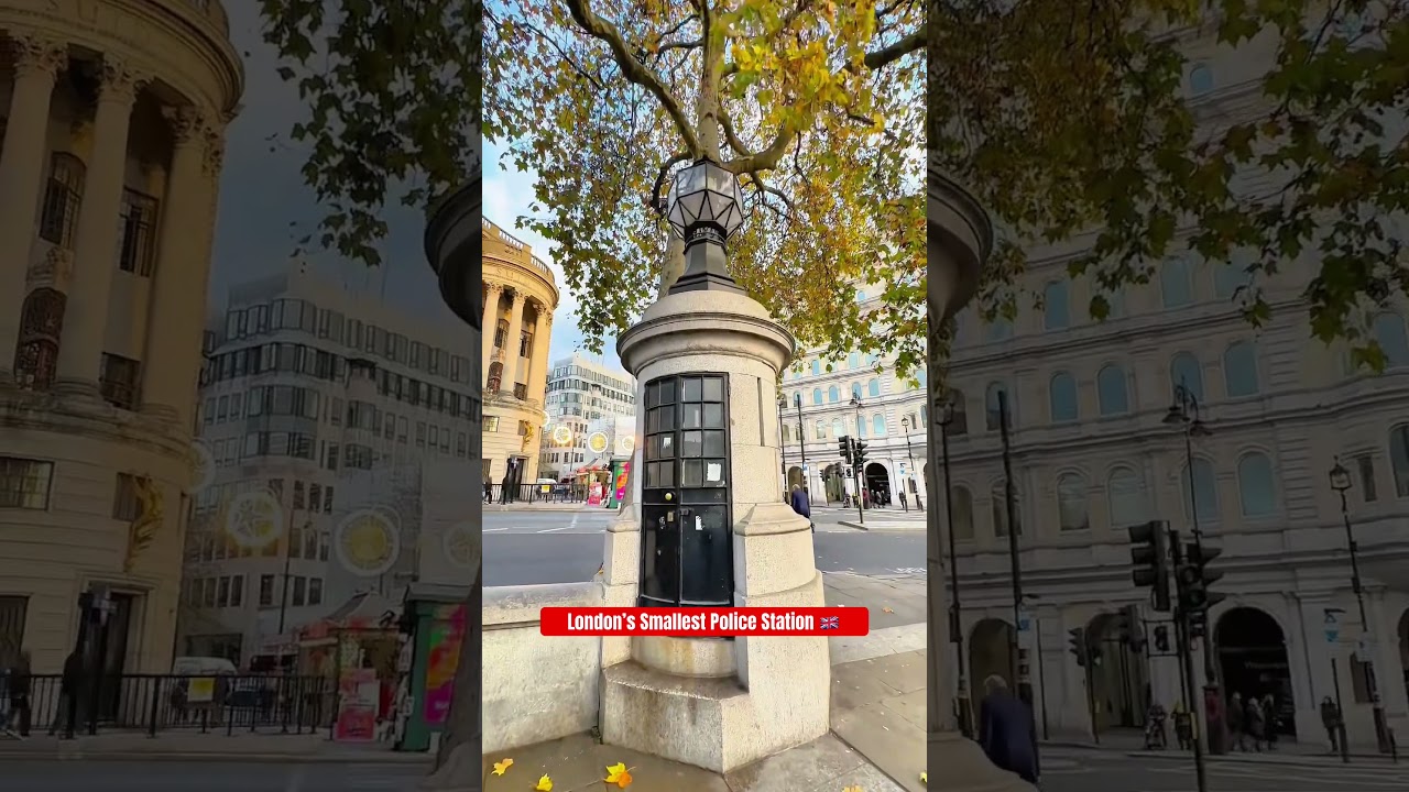 London’s Tiny Police Station (The Size of a Phone Booth)