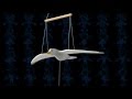 Wooden Flying Bird Mobile Wooden Toy 3D Model