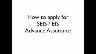 How to apply for SEIS / EIS Advance Assurance