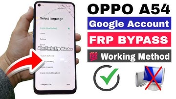 OPPO A54 FRP Bypass/ Google Account - 💯% Working Method (Without PC) CPH2239 FRP Unlock in 2025
