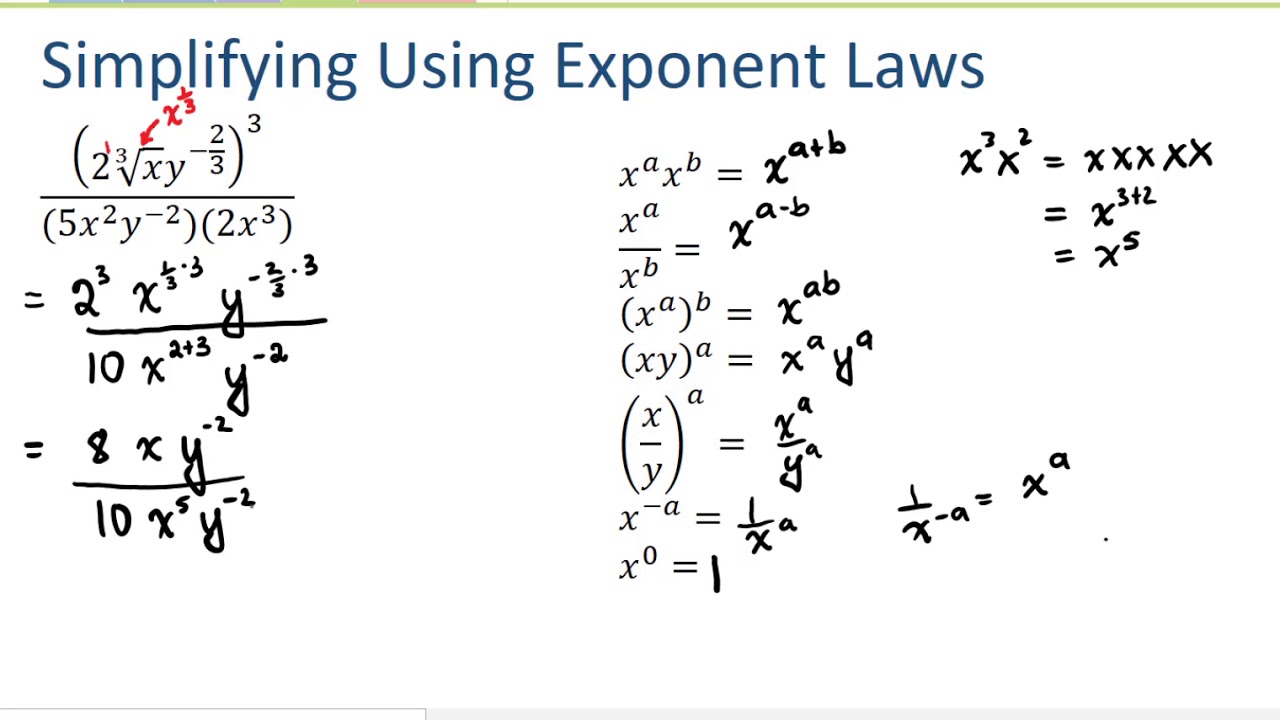 how-to-simplify-exponent-equations-exponents-expressions-simplify-solving-using-problem-homework