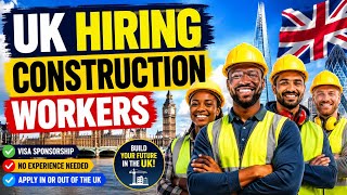New Construction Jobs With UK Visa Sponsorship No Experience Needed