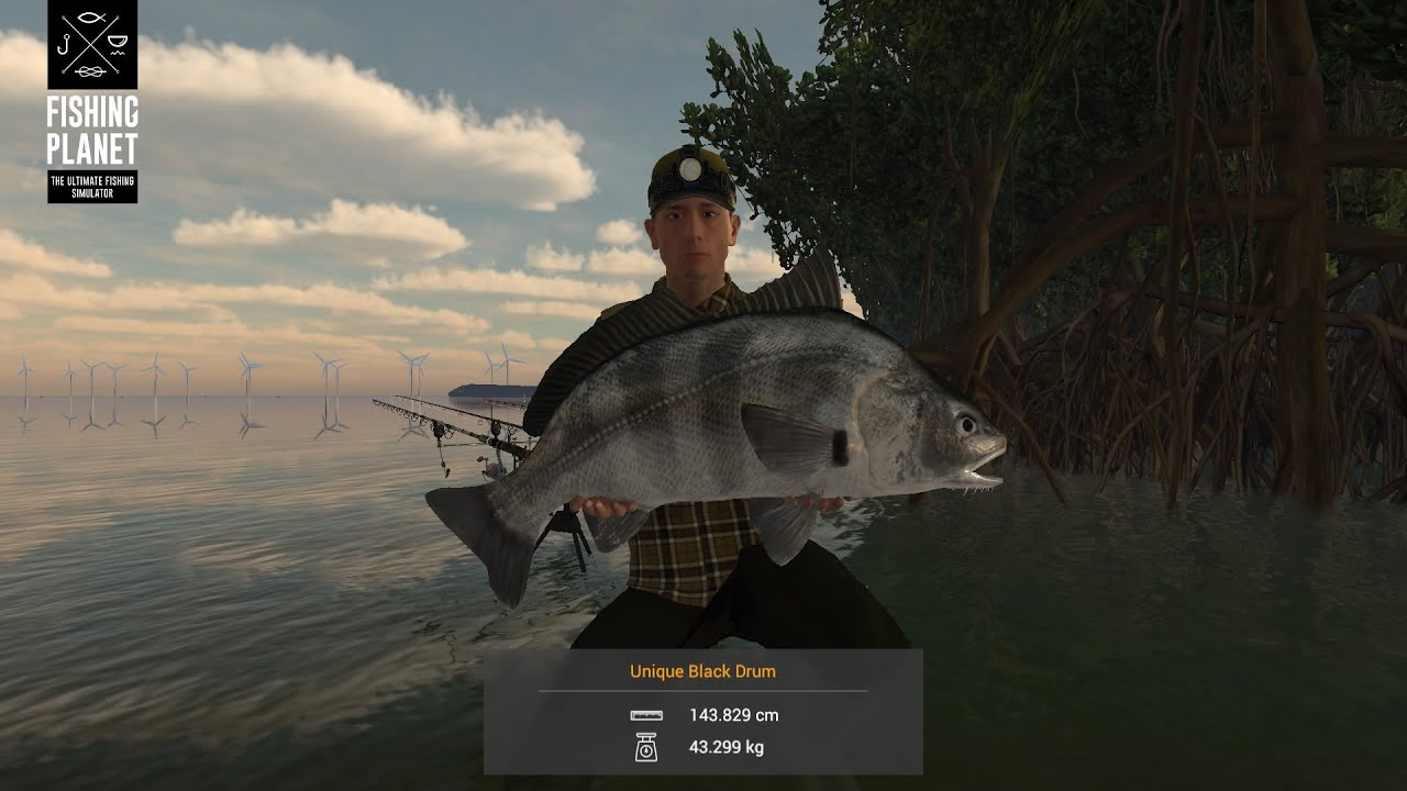 Fishing Planet: Unique Red & Black Drum Spot