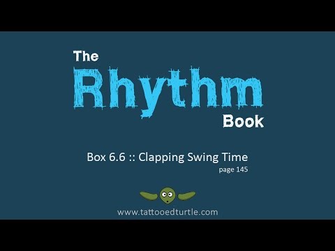 The Rhythm Book :: Box 6.6 :: Clapping Swing Time