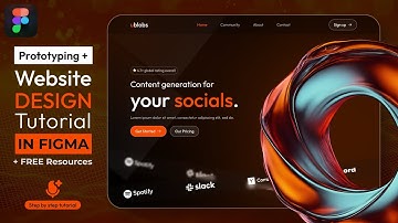 Prototype Website Figma Design || FREE Resources || DVxUI