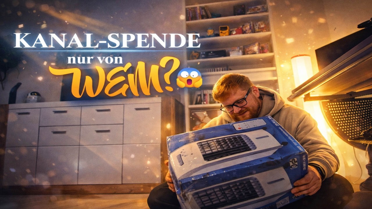 Meine erste KANAL-SPENDE nur von WEM? 😆