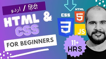 Complete HTML and CSS Course for Beginners in Hindi/Urdu 2024 | With Free Project Files