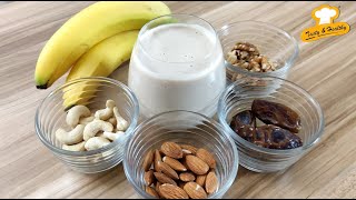 Dry Fruit Juice | Dry Fruit Milk Shake | Banana Dry Fruit Milkshake | High Protein Shake