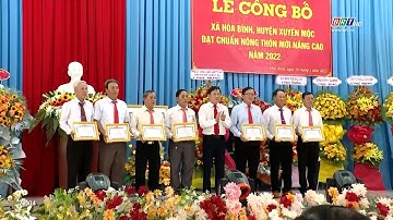 Xã Hòa Bình, huyện Xuyên Mộc đạt chuẩn xã nông thôn mới nâng cao | BRTgo