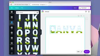Using Text Frames in Canva screenshot 3