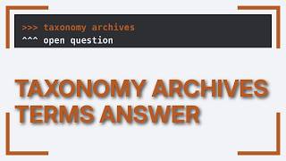 Wordpress: Taxonomy terms can't find posts from archive.php or taxonomy.php