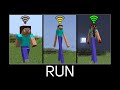 Minecraft wait what meme part 477 (Scary Steve with different Wi-Fi)