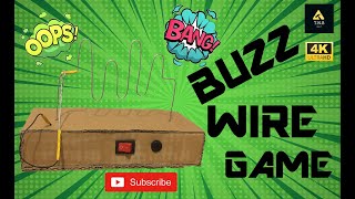 How to make a BUZZ Wire Game at Home
