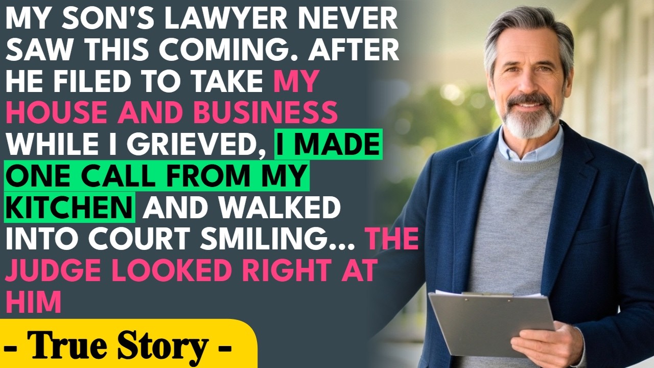 My son brought his own teenager to the meeting where he tried to have me declared incompetent. I didn’t make a scene in front of the boy, but I made a phone call that changed everything before...