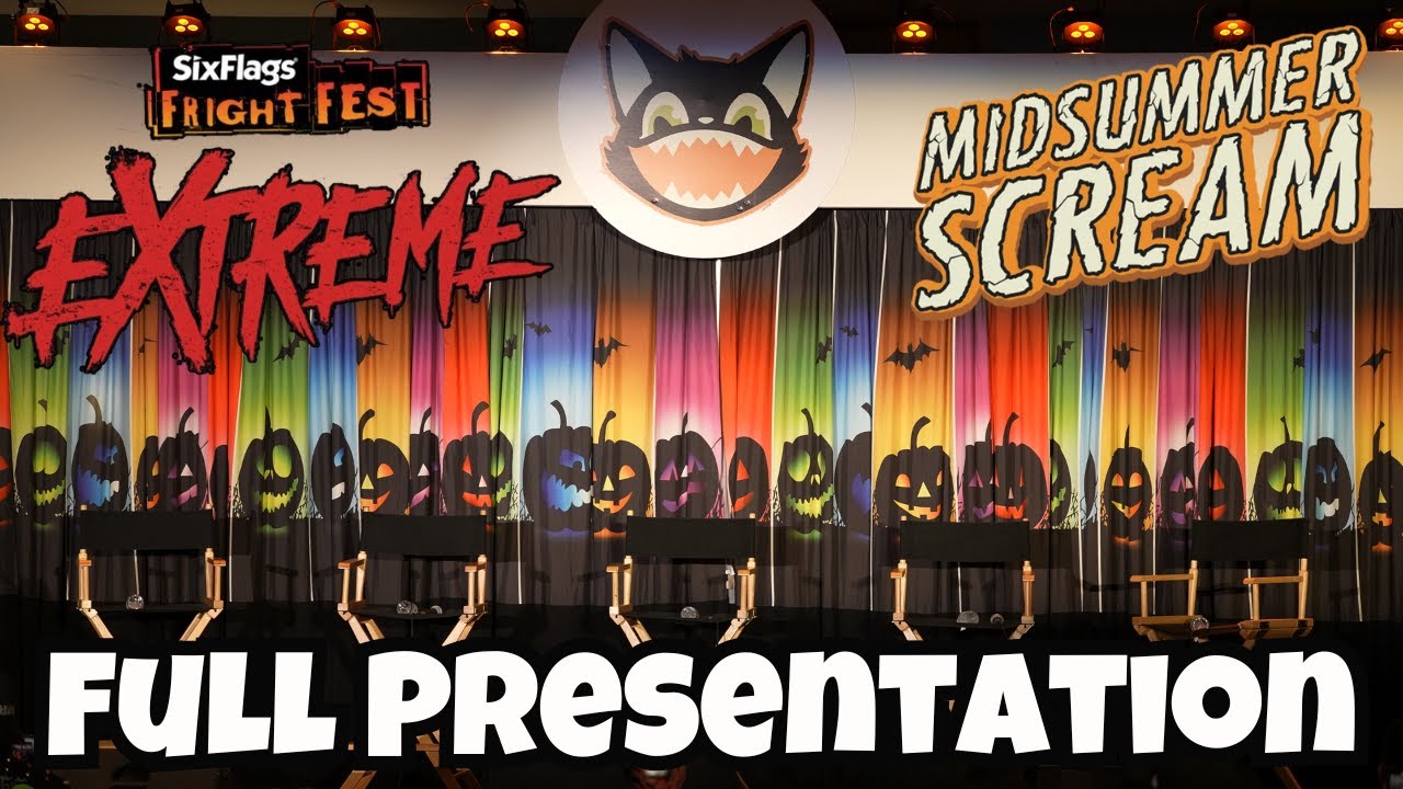 Six Flags Magic Mountain Fright Fest Panel Midsummer Scream 2024 - YouTube