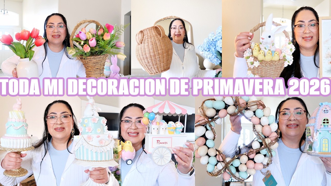 TODA MI DECORACIÓN DE PRIMAVERA🌷2026