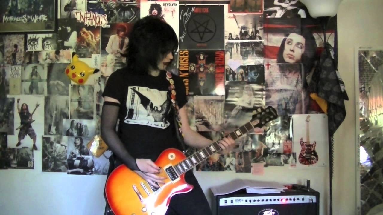 We Only Come Out At Night Motionless In White guitar cover - YouTube