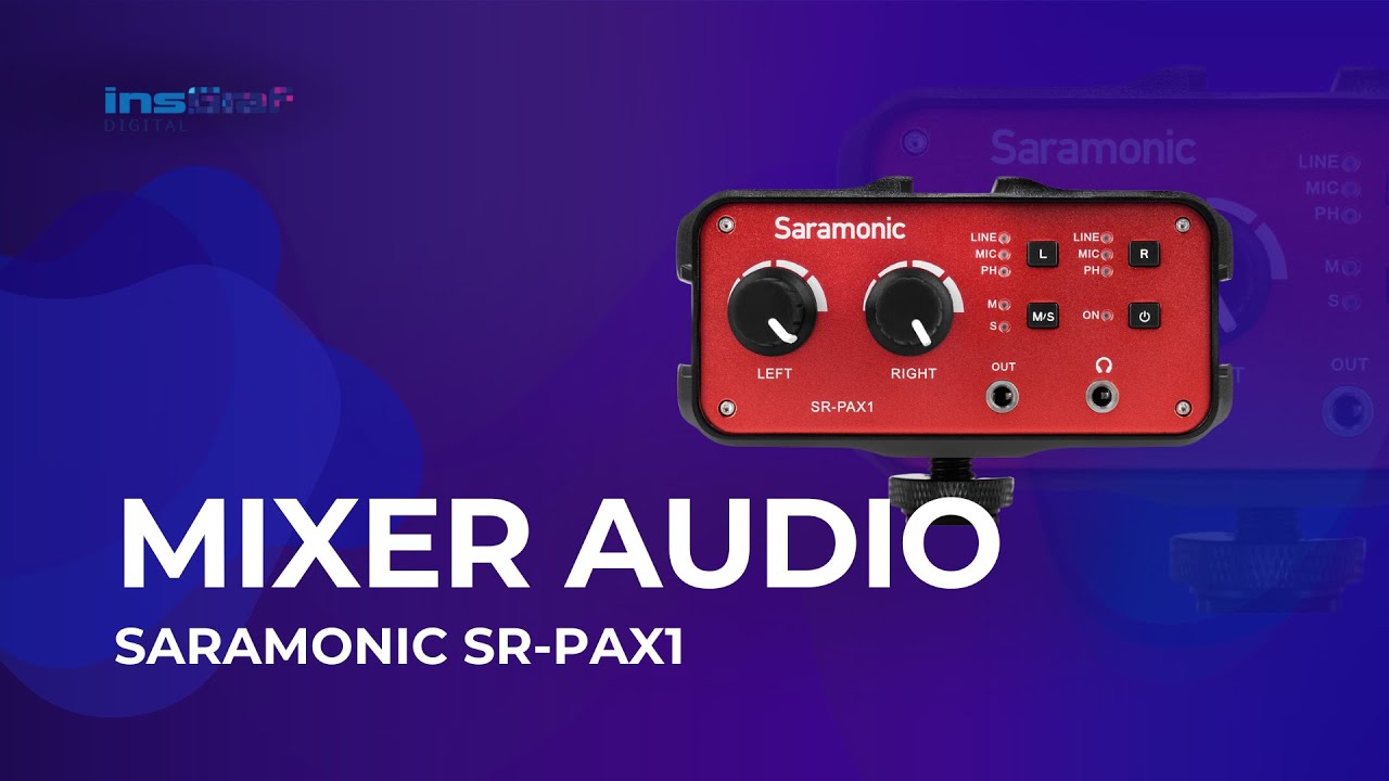 Mixer audio Saramonic SR PAX1 | Pracownia audio-wideo