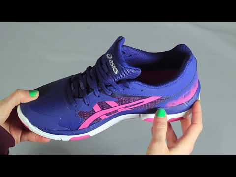 purple netball trainers